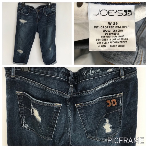 Joe's Jeans Denim - Joes Jeans Cropped Ex- Lover pre worn Crop